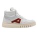 Art 1778 Belleville Baskets en cuir blanc