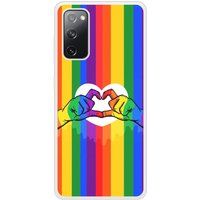 Samsung Bedrukt siliconen hoesje compatibel met Galaxy S20 FE LGBT