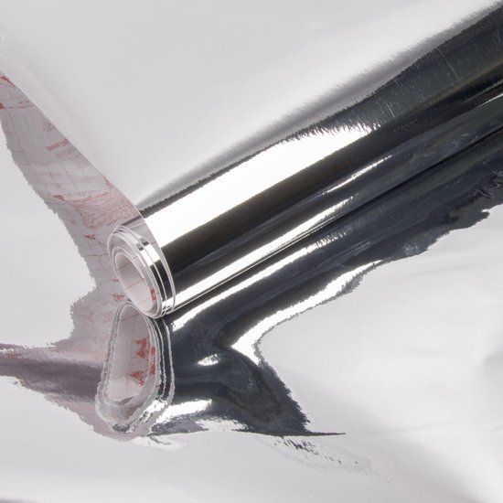 d-c-fix Zelfklevende Decoratiefolie - Hoogglans Zilver - 150x45 cm