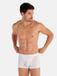 HOM Boxer Briefs HO1 Hommes Blanc/Noir Uni 2 Pièces XL