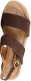 Super Mode He Valentine Sandalen met plateauzool en riempje Bruin