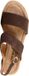 Super Mode He Valentine Sandalen met plateauzool en riempje Bruin