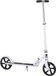 Vélo d'apprentissage - Trottinette - Guidon pliable et réglable (75–100 cm), convient aux enfants de 7–14 ans, dimensions 88×37 cm - Blanc