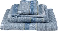 Pip Studio Badhanddoek Soft Zellige Blauw Katoen 70x22 cm