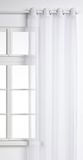 Gardinenbox Voile oogjes sjaal Uni, HxB 245x140 cm, wit, 20332