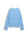 Tom Tailor - Gebreide trui met wol - Maat M - light fjord blue melange