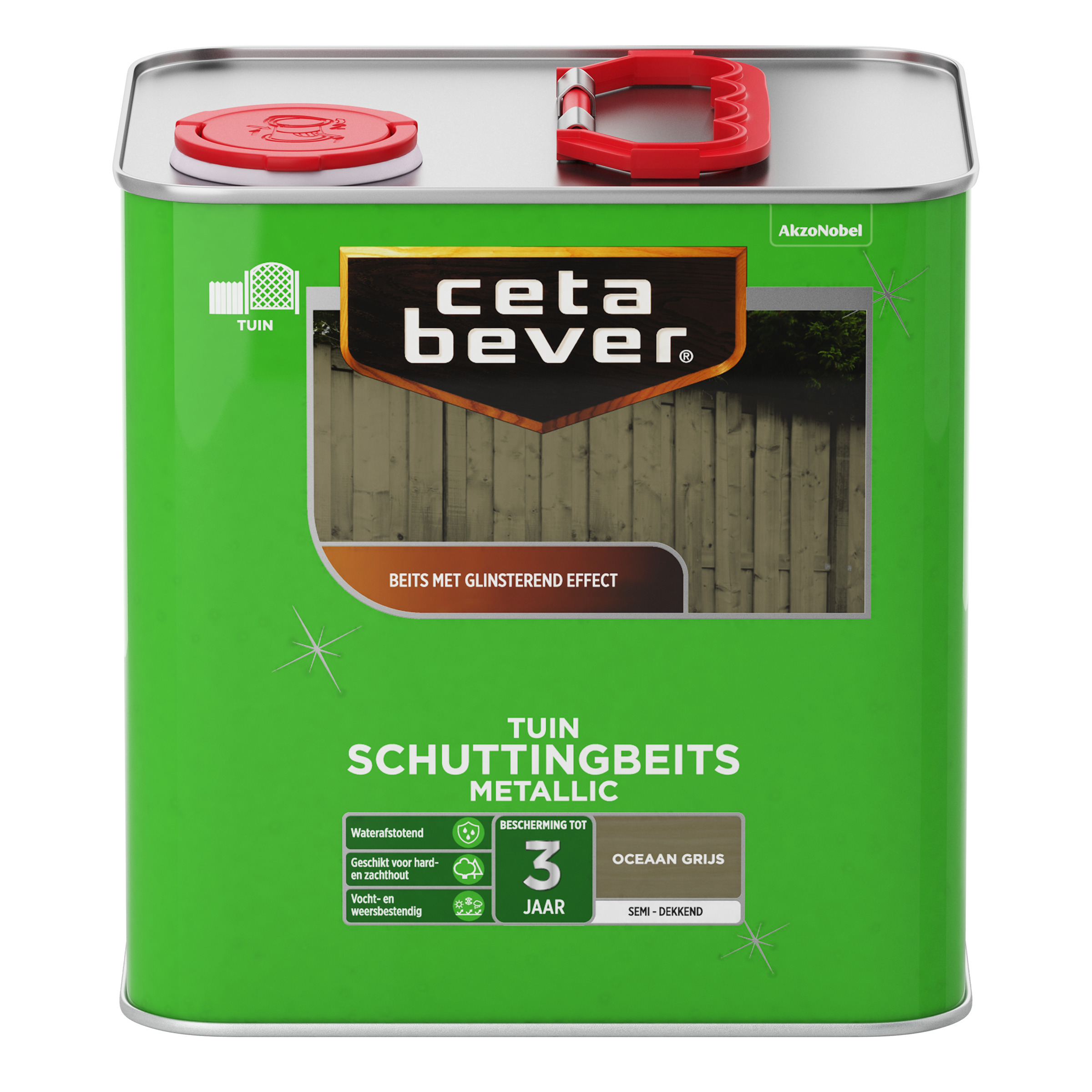 Cetabever Schuttingbeits oceaan grijs 2,5l