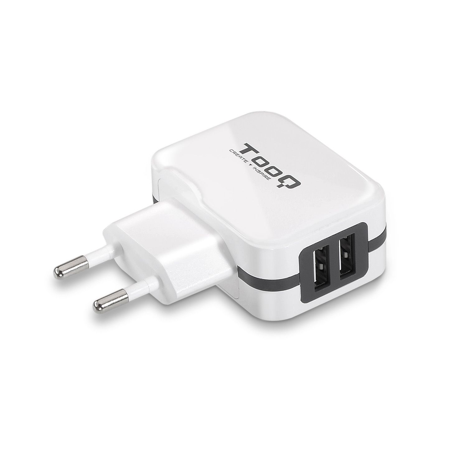 TooQ TQWC-1S02WT - Oplader voor mobiele apparatuur - Wit
