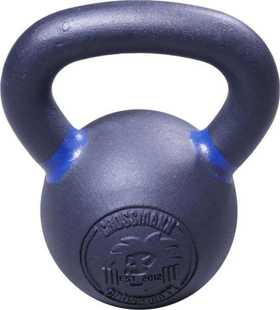 Lifemaxx Crossmaxx Kettlebell - 12 kg - Zwart