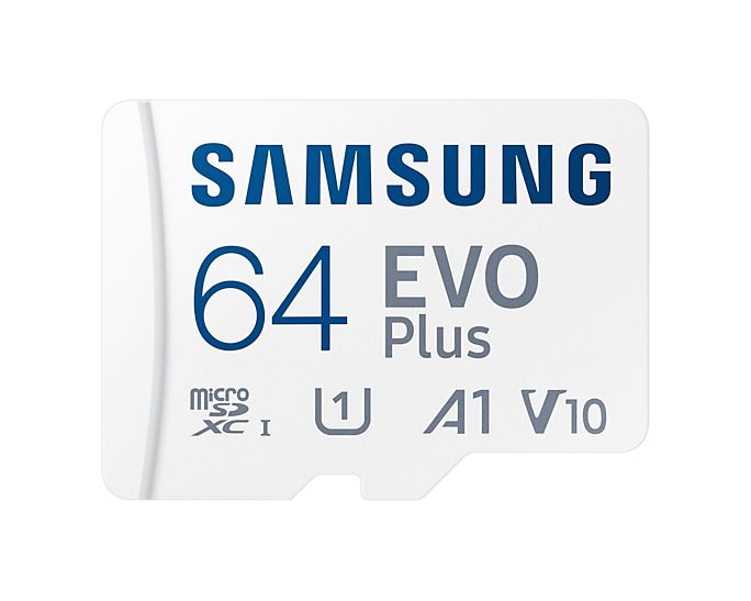 Samsung EVO Plus 64GB MicroSDXC UHS-I Class 10 - 130MB/s Read/Write
