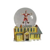 Department 56 National Lampoon's Christmas Vacation Santa Clark and The Griswold House waterbal, meerkleurig, 13 cm