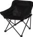 OFMOTRA Chaise de camping - Pliable - Chaise de pêche - Chaise de plage - Chaise pliante - Léger - Sac de transport inclus - Chaise d'extérieur - Noir