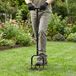 vidaXL Gazonbeluchter Tool Zwart 95 x 27 cm Kunststof