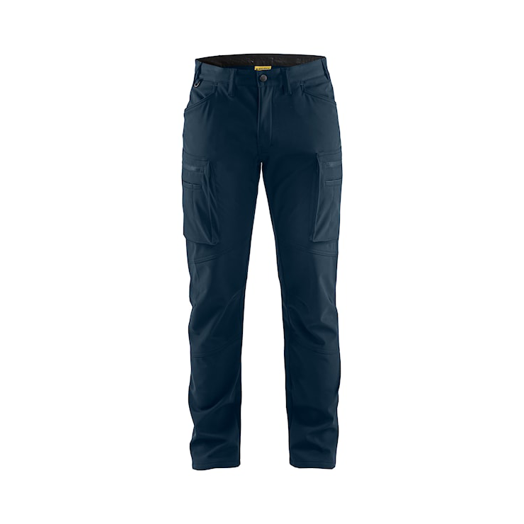 Blåkläder Softshell service werkbroek 14772513 | Donker marineblauw | Maat 58
