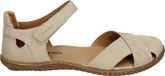 Josef Seibel CAITLYN 05 Platte sandalen Dames Sandalen Barefoot Wit/beige Maat 41