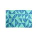 MSV badmat Calula van katoen 50x80cm in blauw
