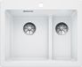 Blanco Pleon 6 Split 521693 opbouw spoelbak - wit