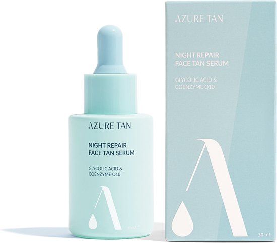 Azure Tan Night Repair Face Tan Serum 30ml