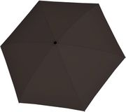 Doppler Zero Zak paraplu 21 cm - 91cm Diameter - solid mocca brown