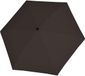 Doppler Zero Zak paraplu 21 cm - 91cm Diameter - solid mocca brown