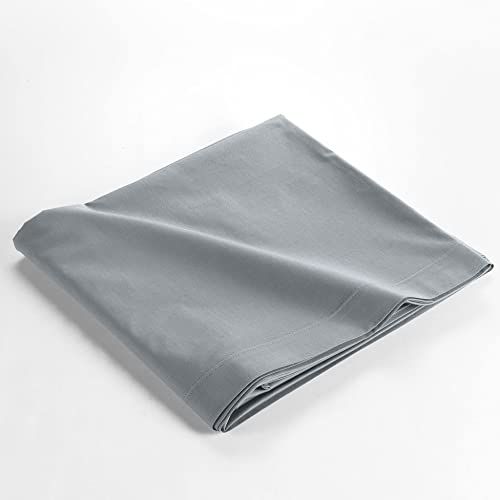 Douceur d'intérieur Biolina Bed Sheet - 240 x 300 cm - Grey - 100% Organic Cotton