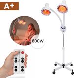 Mvolo Dubbele Infraroodlamp - Infraroodtherapie - Rood Licht Therapie - Lichttherapielamp - 600W