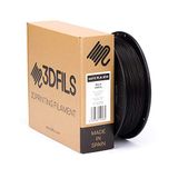 3DFILS EsFil PLA Ingeo 3D850 Filament voor 3D-printers, 1,75 mm, 1 kg, zwart