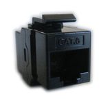 ROLINE 21173106 Connecteur Keystone RJ-45, U/UTP, Cat6e, Noir