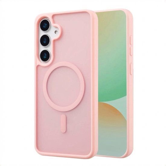 imoshion Color Guard Backcover met MagSafe voor de Samsung Galaxy S25 Plus - Lichtroze