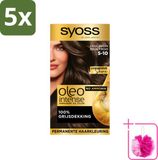 SYOSS Oleo Intense 5-10 Brun Froid Coloration Permanente - 5 pièces