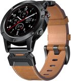 Strap-it Genuine leren bandje Quickfit 22mm - bruin