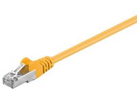 Goobay - Câble de brassage FTP Cat5e - 0,5 m - Jaune