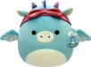 Squishmallows Tatiana Dark Teal Dragon W/Bandana Little Plush 19 cm