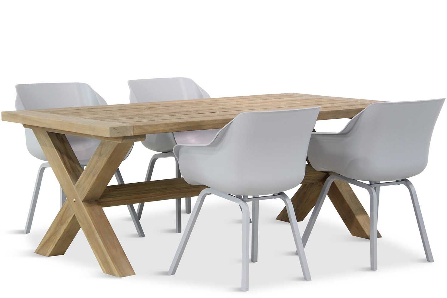 Hartman Sophie element/Oregon 200 cm dining tuinset 5-delig