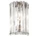 Steady Lighting Landelijke Wandlamp - Glas - G9 - L: 9.9cm - Zilver