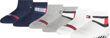 Tommy Hilfiger unisex baby 6P sokken flag multi