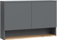 Vicco Badkamerkast Viktor, Antraciet/Goudkleurig Eiken, 93.6 x 60 cm met 2 deuren