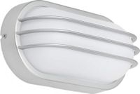 Telefunken LED Außenleuchte Wandlampe Palma Silber IP44 12W 1200lm Neutralweiß 4000K