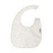 Cambrass - Vierkant slabbetje met pvc-folie en klittenbandsluiting, magie grijs, 20 x 26 x 1 cm