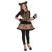 Amscan 9908459 Sassy Leopard Spots kostuum voor kinderen (6-8 jr), meerkleurig