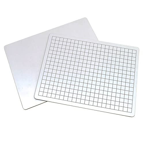 Pacon® 2-Sided Math Whiteboards - 1/2" Grid/Blank - Pack of 10
