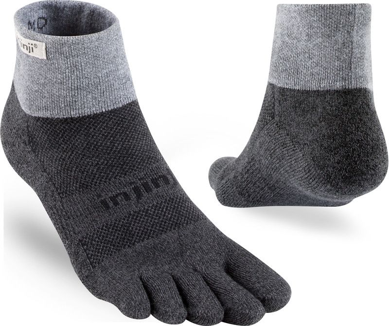 Injinji Trail Midweight MiniCrew Xtralife Grijs Teensokken 47-50