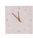 FACTORY Simplicity Houten Wandklok Beige Vierkant