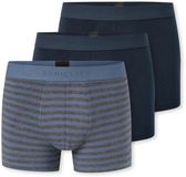 SCHIESSER Heren Short Assorti 18 Gestreept 3 Stuks