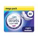 Lil-Lets Super zachte ultra zachte pads nacht, 80 x ultra zachte pads met vleugels, 8 verpakkingen van 10 pads