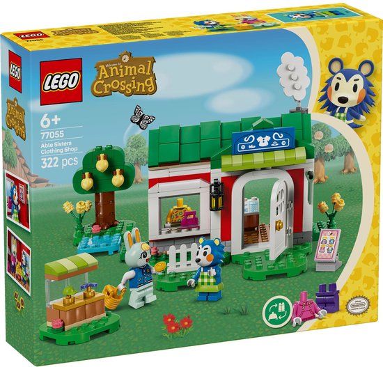LEGO Animal Crossing Kleermakerij van de zusjes Able - 77055