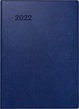BRUNNEN 1073111302 zakagenda, model 731, 11, 2 pagina's = 1 week, 10 x 14 cm, kunststof omslag, blauw, kalender 2022