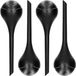 BROWIN® Bewateringsballen voor planten, gedoseerde irrigatie, automatisch irrigatiesysteem voor planten, druppelirrigatieset (400 ml) (4, zwart)
