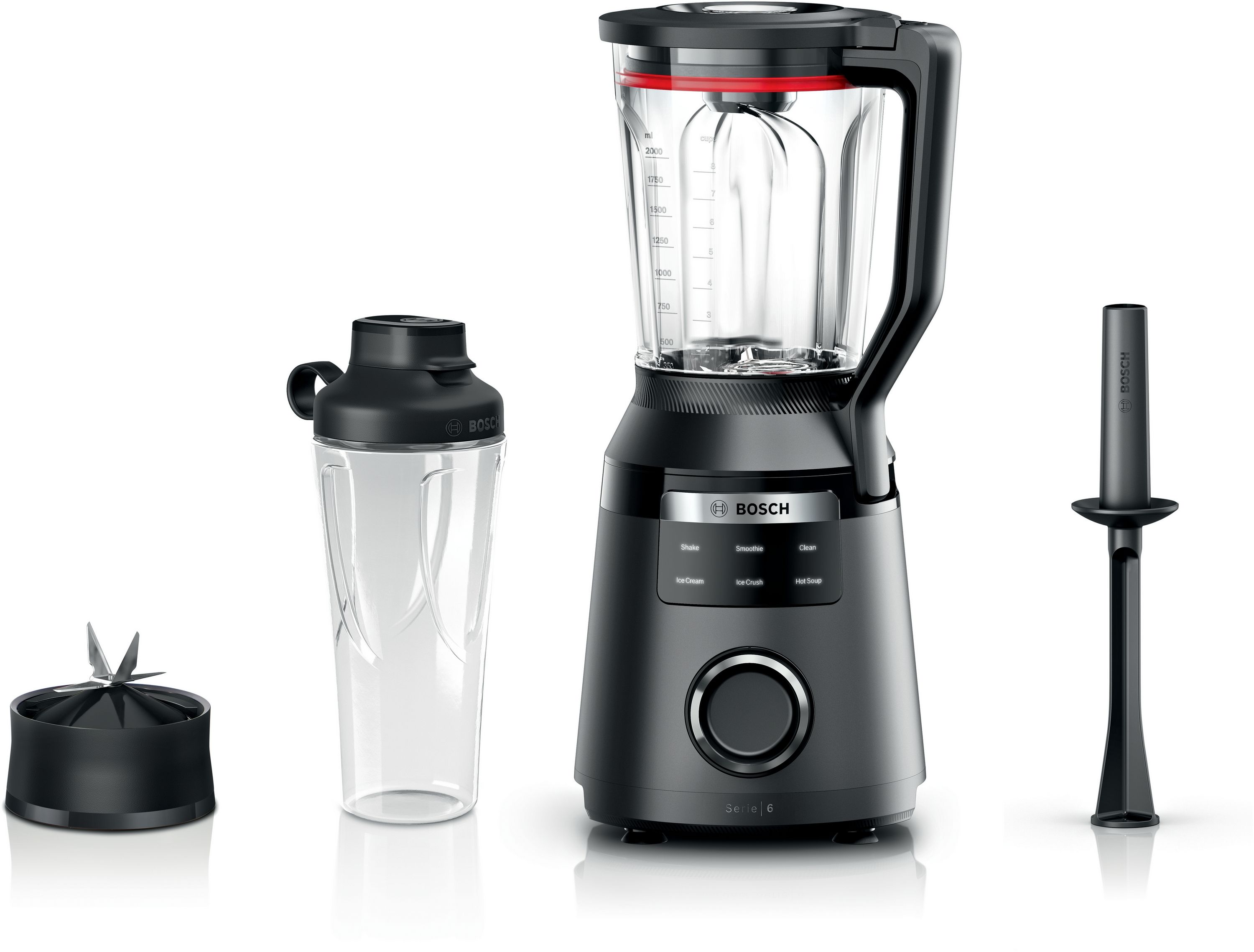BOSCH MMB6654B Serie 6 VitaPower Blender - Black