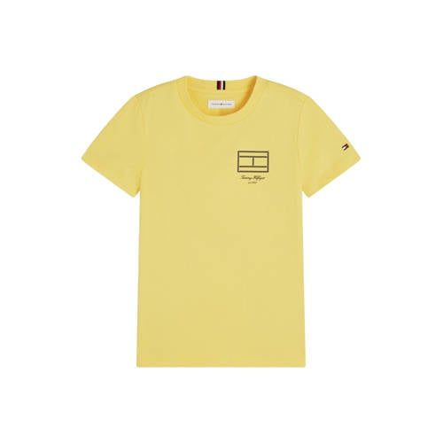 Tommy Hilfiger T-shirt met print - geel